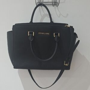 Michael Kors Black Satchel Bag